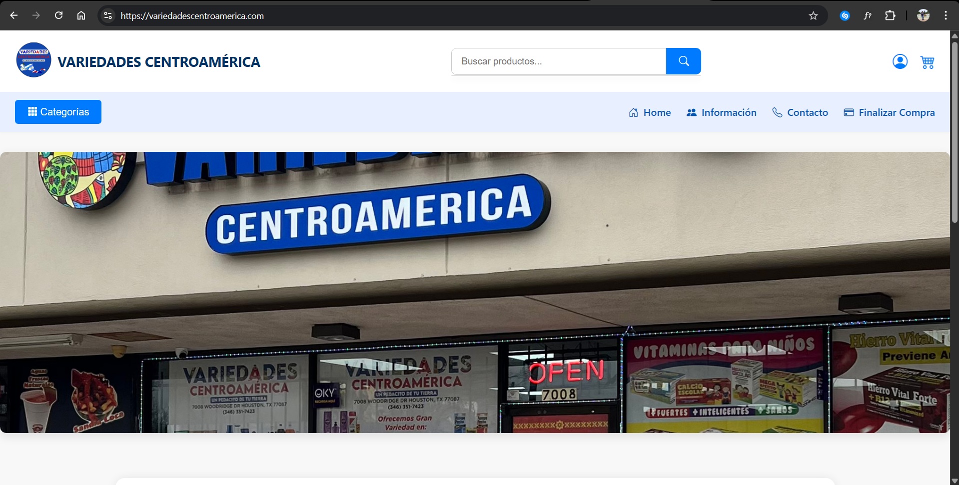 E-Commerce Variedades Centroamerica
